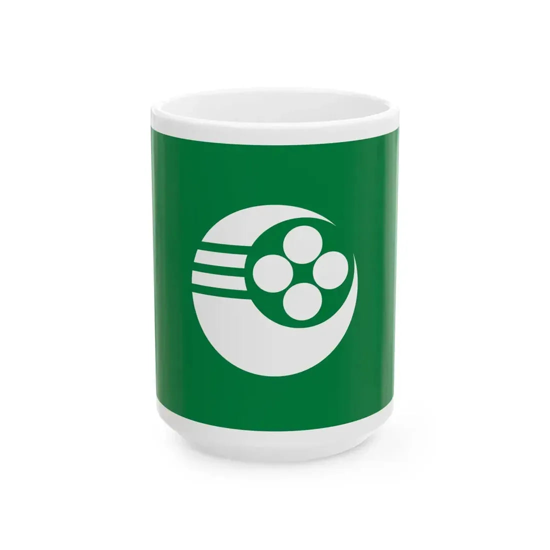 Flag of Motosu Gifu (Japan) White Coffee Mug 15oz - Go Mug Yourself