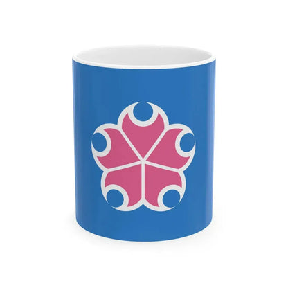 Flag of Motoyama Kochi (Japan) White Coffee Mug 11oz - Go Mug Yourself