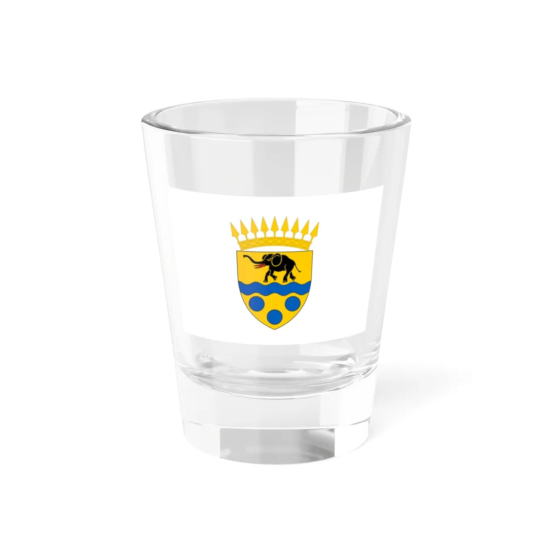Flag of Moyen-Ogooué Province Gabon (Gabon) Shot Glass 1.5oz 1.5oz - Go Mug Yourself