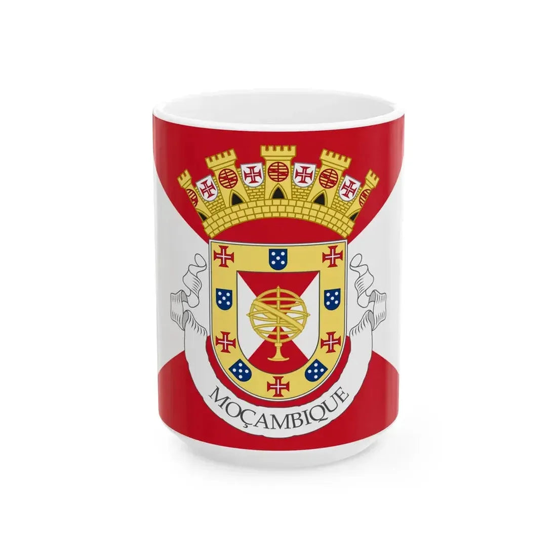 Flag of Mozambique 1932 proposal (Mozambique) White Coffee Mug 15oz - Go Mug Yourself