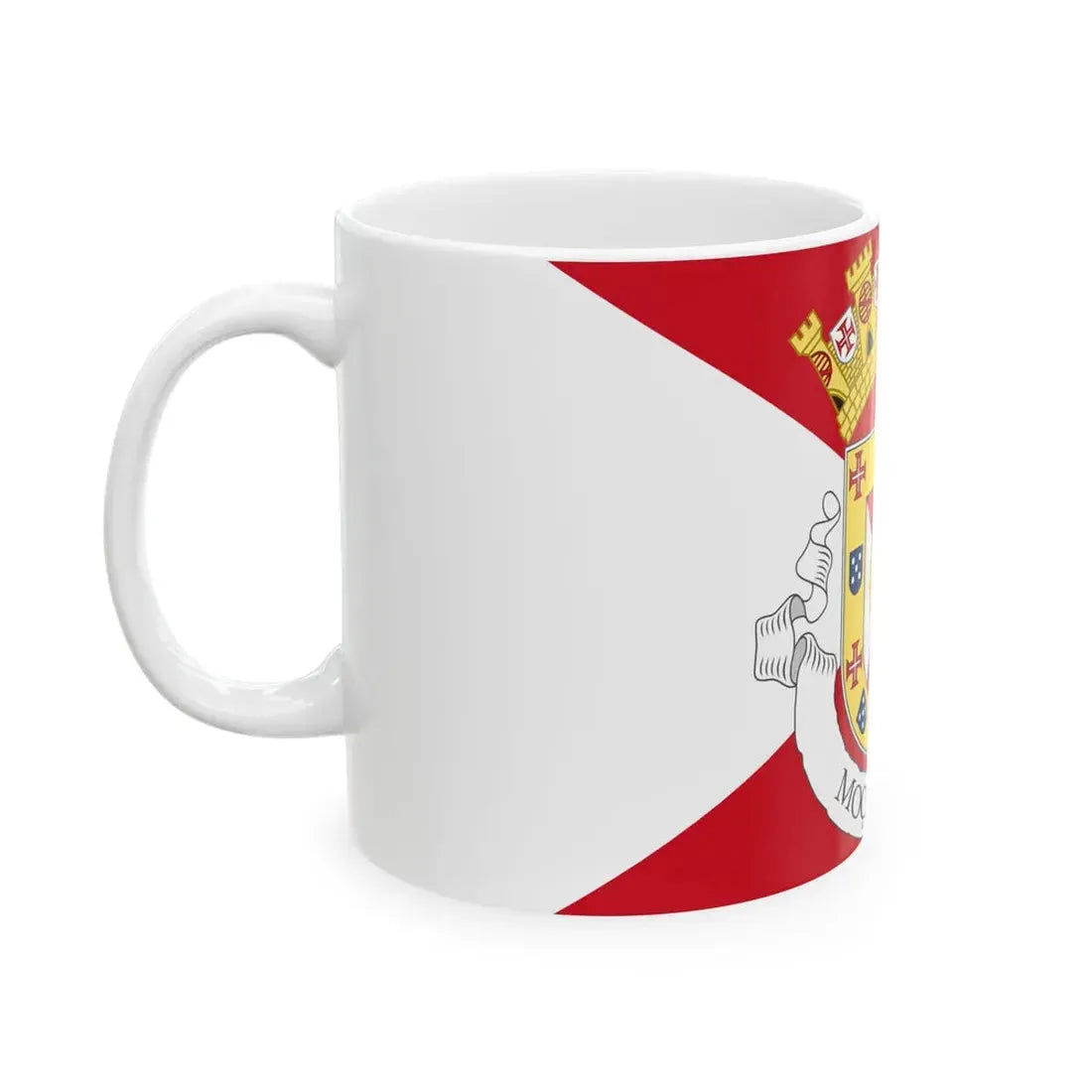 Flag of Mozambique 1932 proposal (Mozambique) White Coffee Mug - Go Mug Yourself