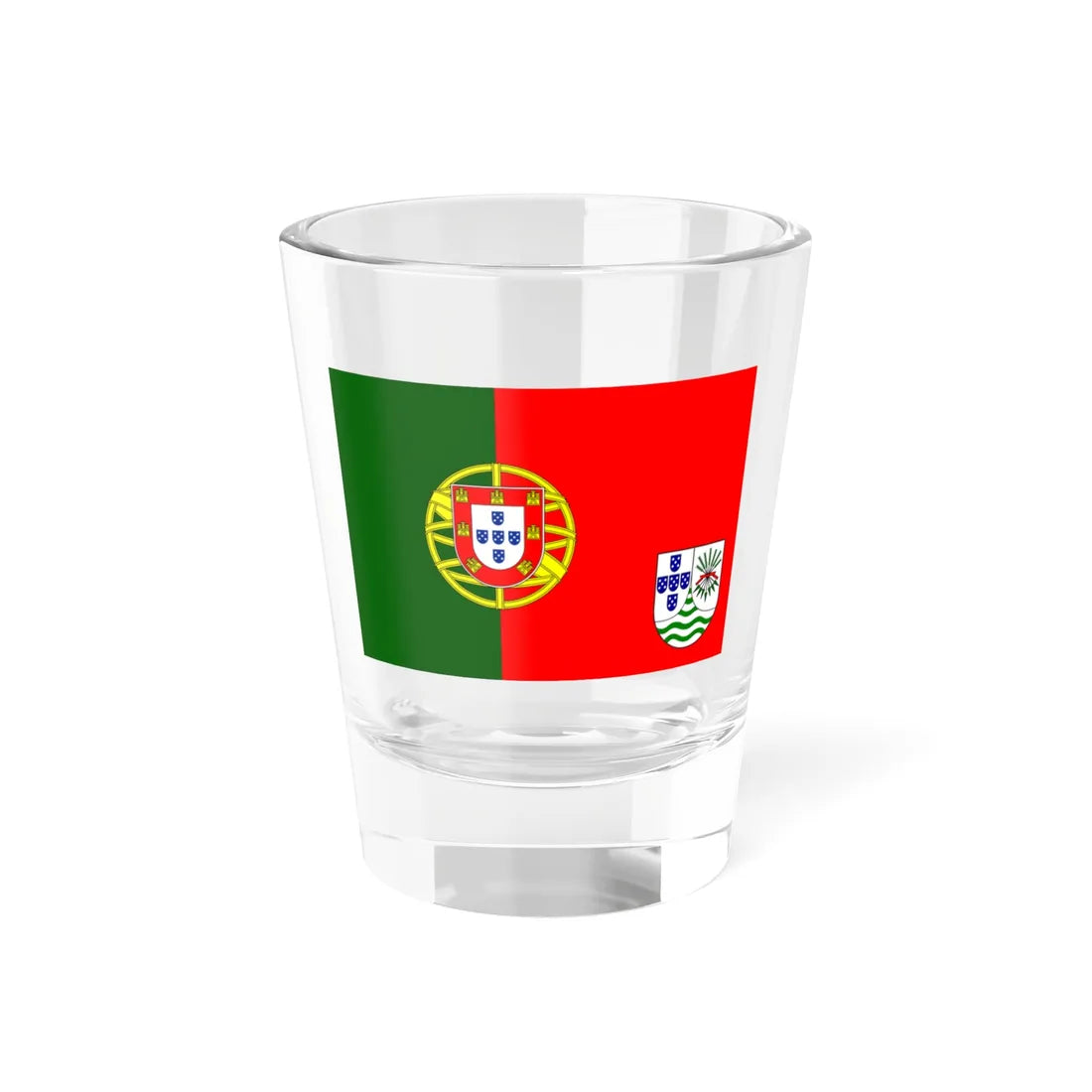 Flag of Mozambique 1965 proposal (Mozambique) Shot Glass 1.5oz 1.5oz - Go Mug Yourself