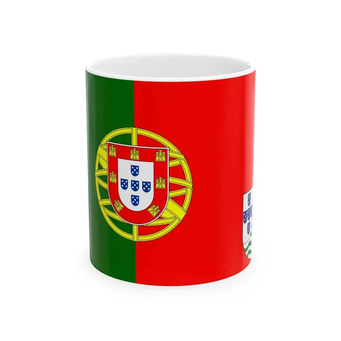 Flag of Mozambique 1965 proposal (Mozambique) White Coffee Mug 11oz - Go Mug Yourself
