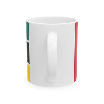 Flag of Mozambique 1974-1975 2-3 (Mozambique) White Coffee Mug - Go Mug Yourself