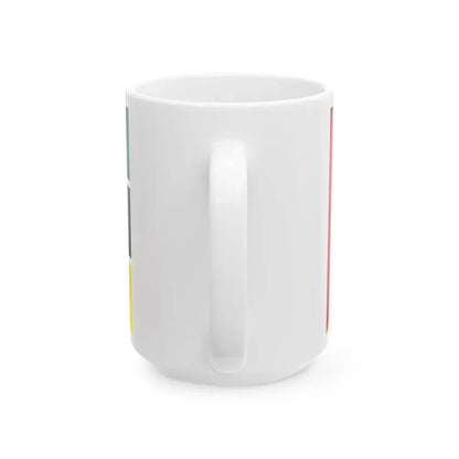 Flag of Mozambique 1974-1975 (Mozambique) White Coffee Mug - Go Mug Yourself