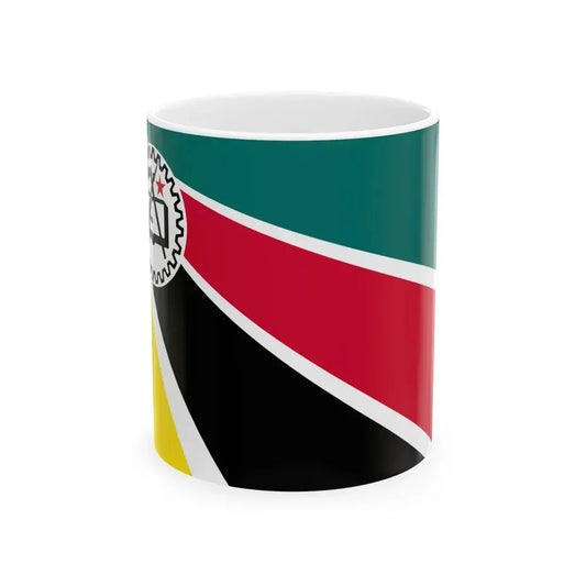Flag of Mozambique 1975-1983 alternative version (Mozambique) White Coffee Mug 11oz - Go Mug Yourself