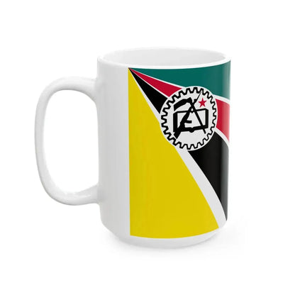 Flag of Mozambique 1975-1983 alternative version (Mozambique) White Coffee Mug - Go Mug Yourself