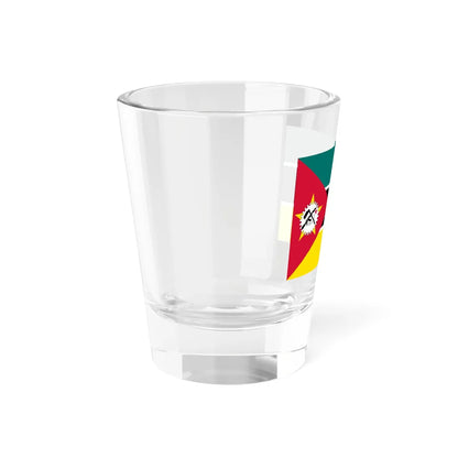 Flag of Mozambique 1983 2-3 (Mozambique) Shot Glass 1.5oz - Go Mug Yourself