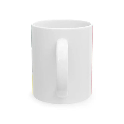 Flag of Mozambique 1983 2-3 (Mozambique) White Coffee Mug - Go Mug Yourself