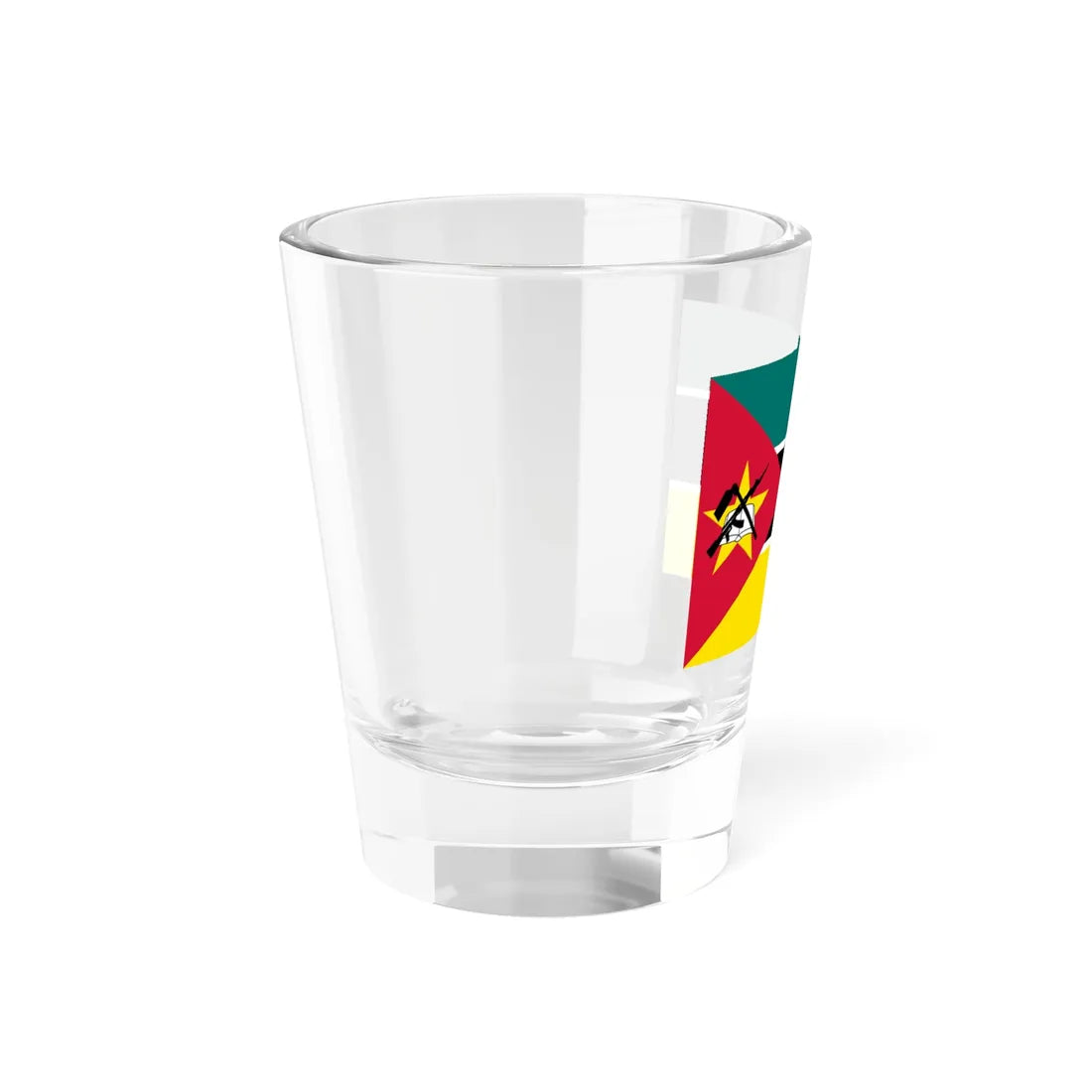 Flag of Mozambique (Mozambique) Shot Glass 1.5oz - Go Mug Yourself