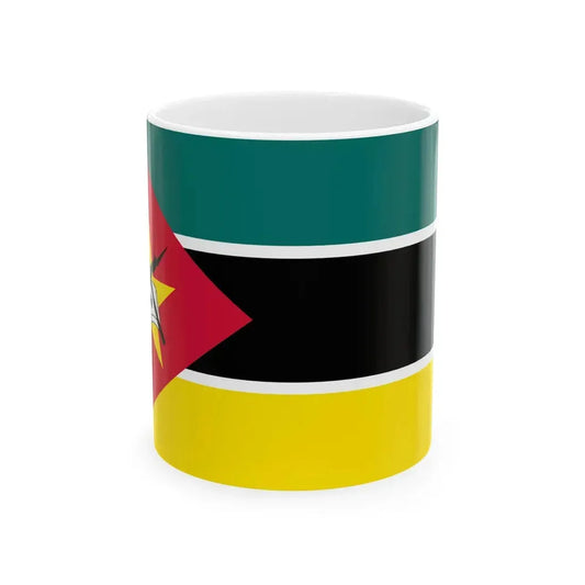 Flag of Mozambique (Mozambique) White Coffee Mug 11oz - Go Mug Yourself