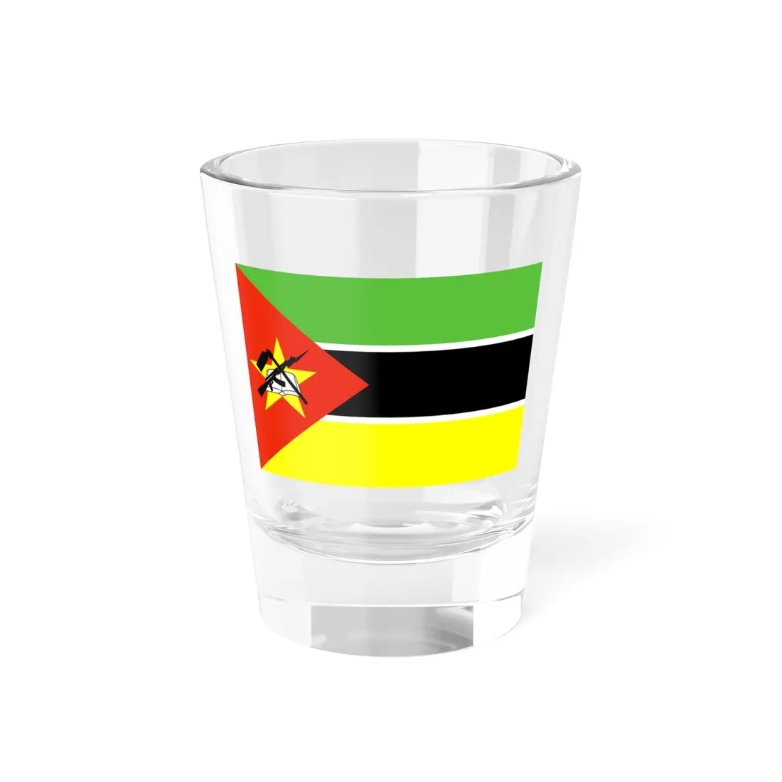 Flag of Mozambique WFB 2000 (Mozambique) Shot Glass 1.5oz 1.5oz - Go Mug Yourself