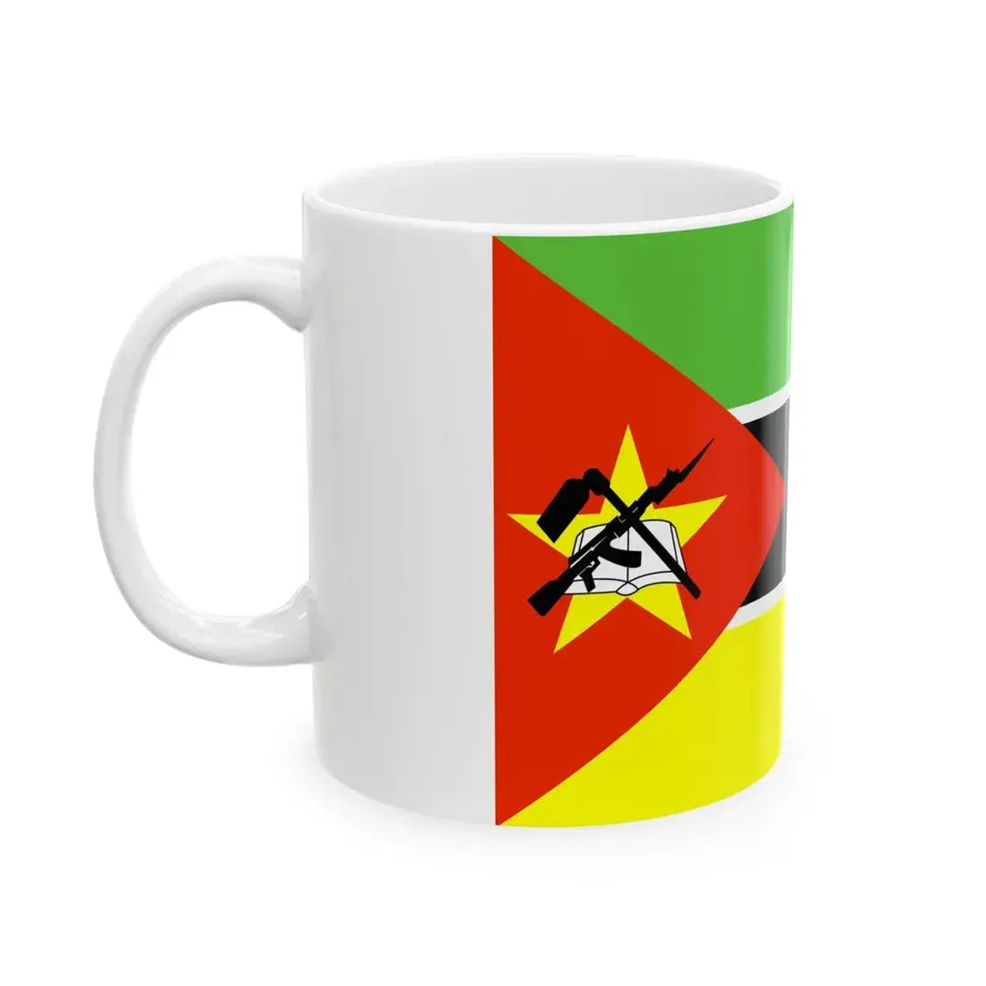Flag of Mozambique WFB 2000 (Mozambique) White Coffee Mug - Go Mug Yourself