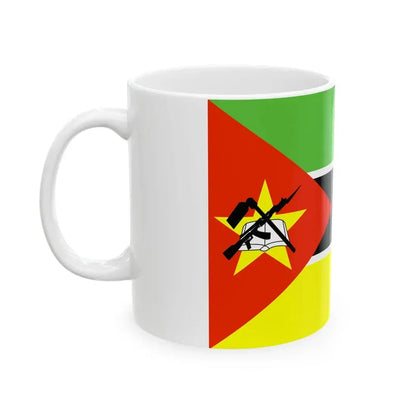 Flag of Mozambique WFB 2000 (Mozambique) White Coffee Mug - Go Mug Yourself