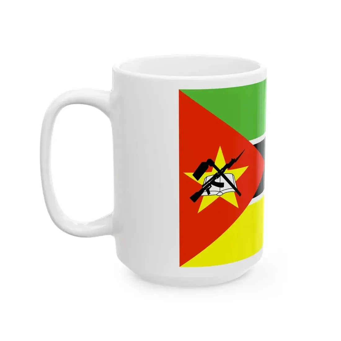 Flag of Mozambique WFB 2000 (Mozambique) White Coffee Mug - Go Mug Yourself