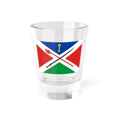Flag of Mozhaysky Moscow (Russia) Shot Glass 1.5oz 1.5oz - Go Mug Yourself