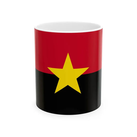 Flag of MPLA (Angola) White Coffee Mug 11oz - Go Mug Yourself