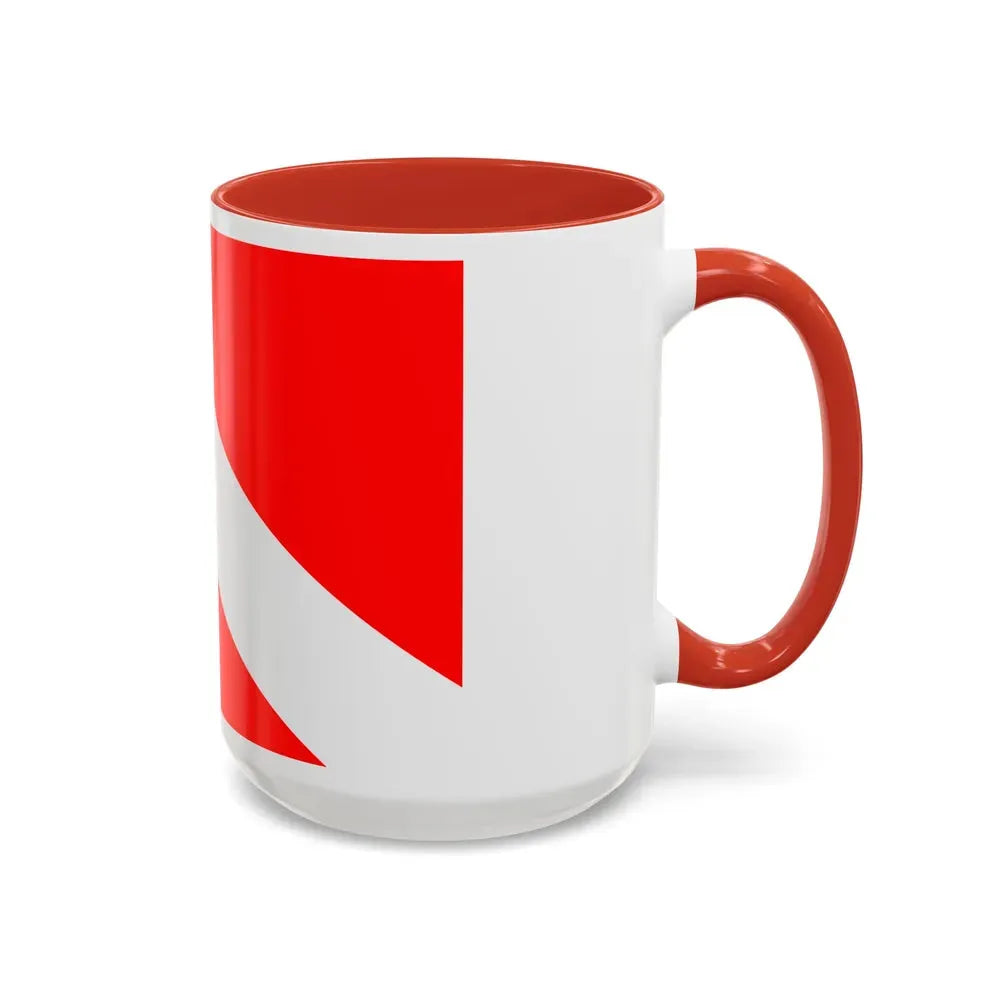Flag of Mqabba Malta - Accent Coffee Mug - Go Mug Yourself