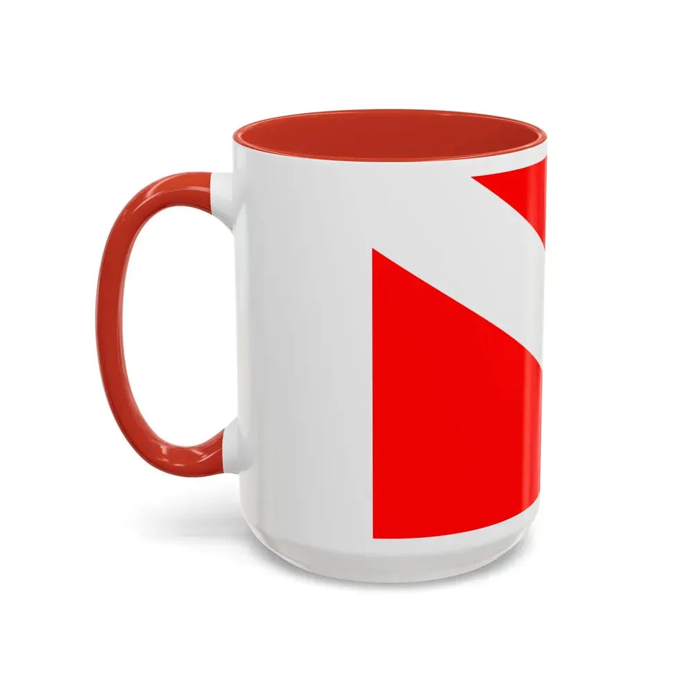 Flag of Mqabba Malta - Accent Coffee Mug - Go Mug Yourself