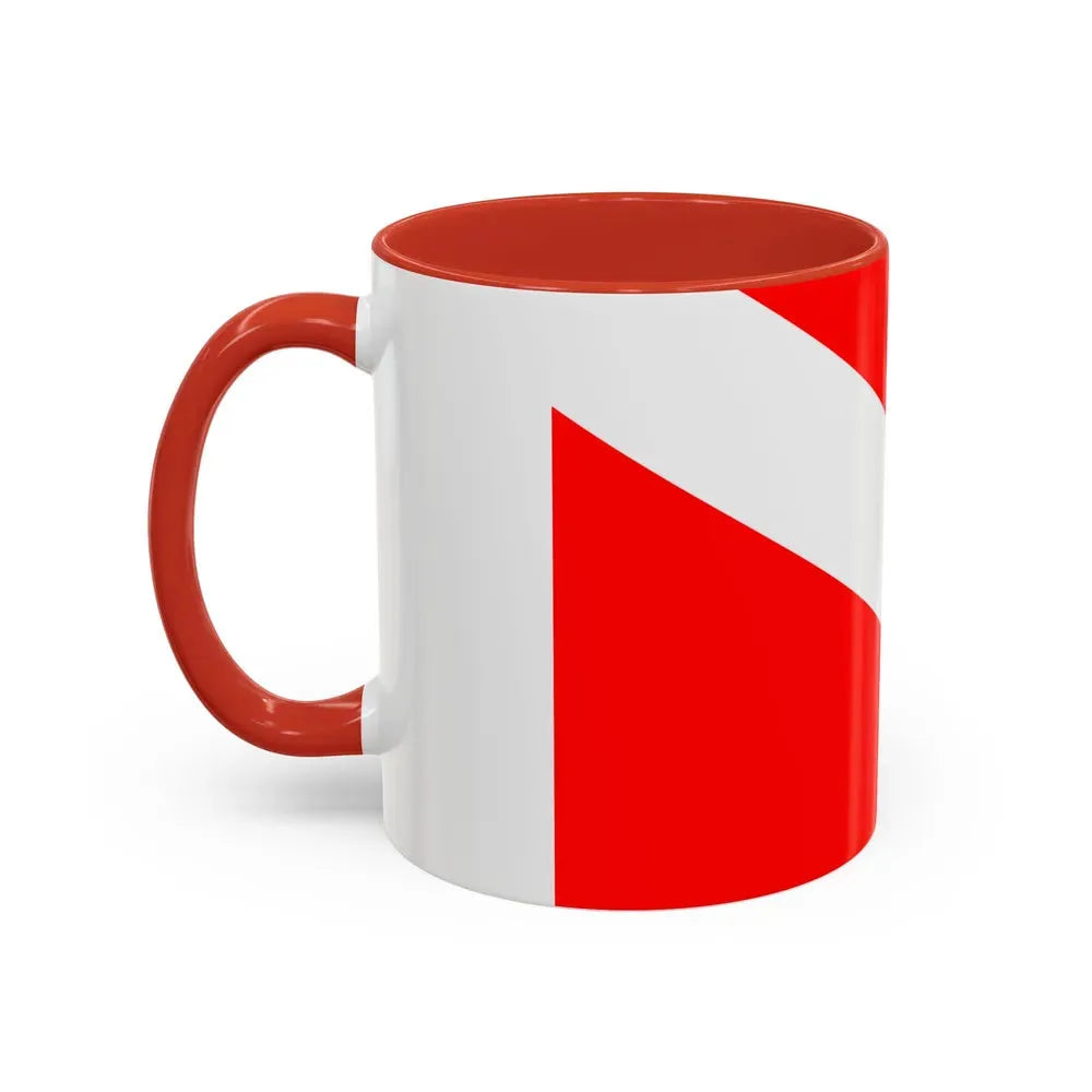 Flag of Mqabba Malta - Accent Coffee Mug - Go Mug Yourself