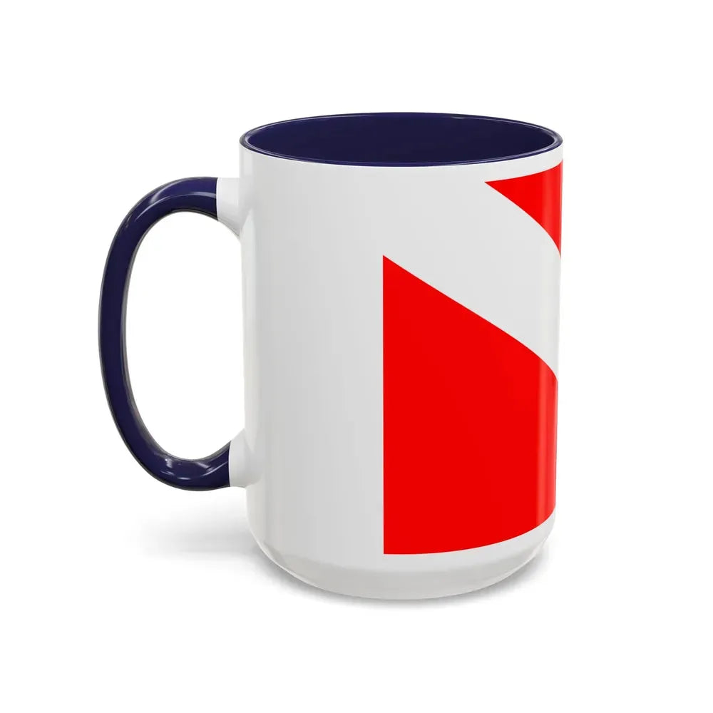 Flag of Mqabba Malta - Accent Coffee Mug - Go Mug Yourself