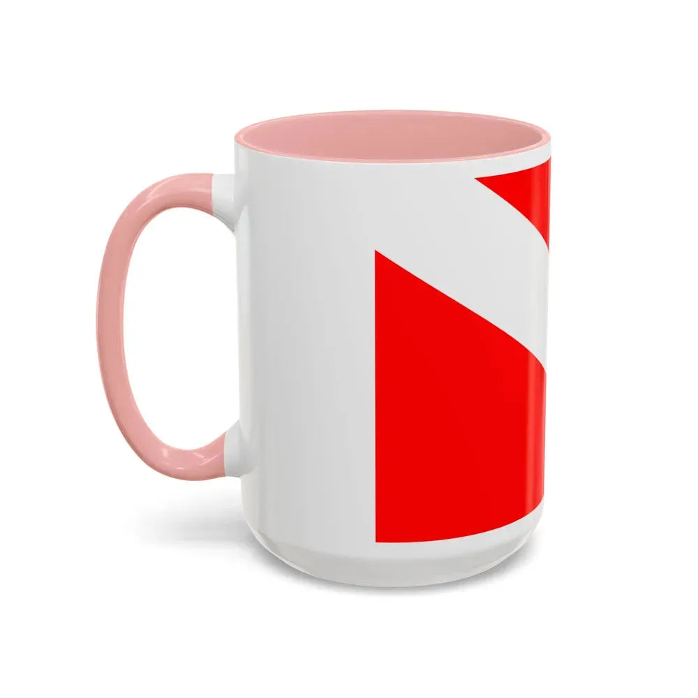 Flag of Mqabba Malta - Accent Coffee Mug - Go Mug Yourself