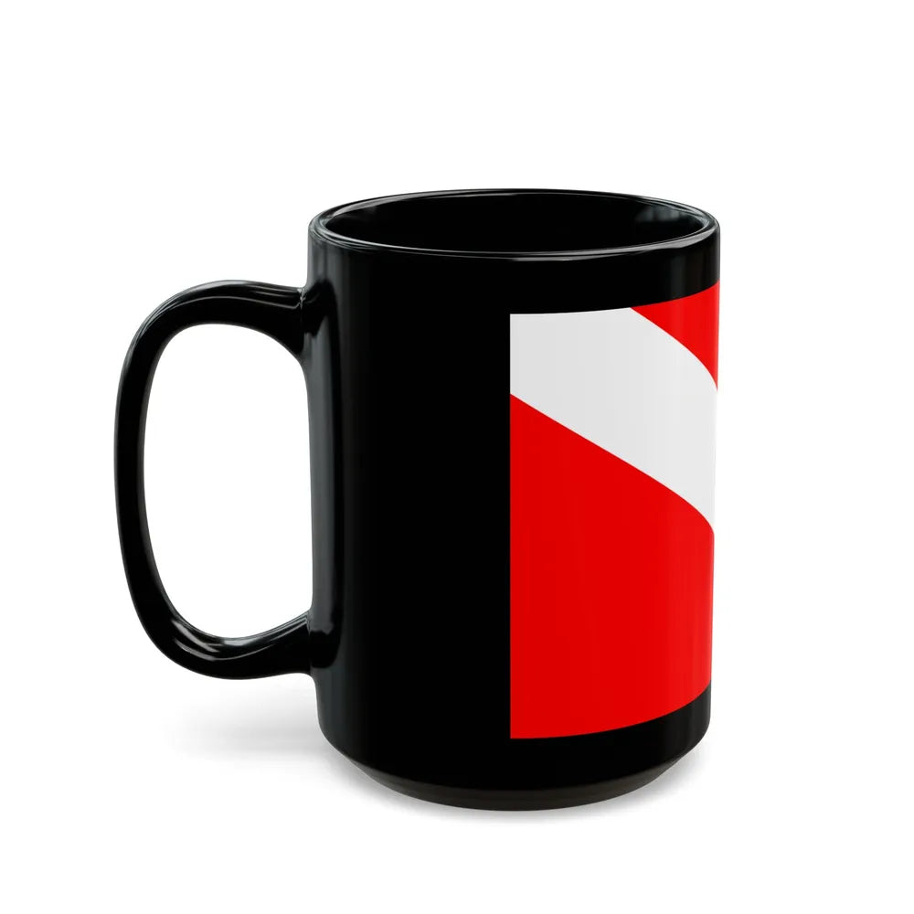 Flag of Mqabba Malta - Black Coffee Mug-Go Mug Yourself