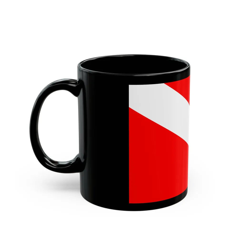 Flag of Mqabba Malta - Black Coffee Mug-Go Mug Yourself