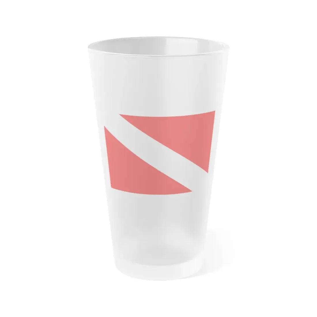 Flag of Mqabba Malta - Frosted Pint Glass 16oz 16oz Frosted - Go Mug Yourself