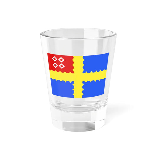 Flag of Mûr-de-Bretagne (Belgium) Shot Glass 1.5oz 1.5oz - Go Mug Yourself