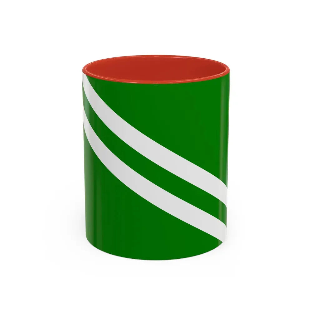 Flag of Msida Malta - Accent Coffee Mug 11oz Red - Go Mug Yourself