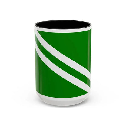 Flag of Msida Malta - Accent Coffee Mug 15oz Black - Go Mug Yourself