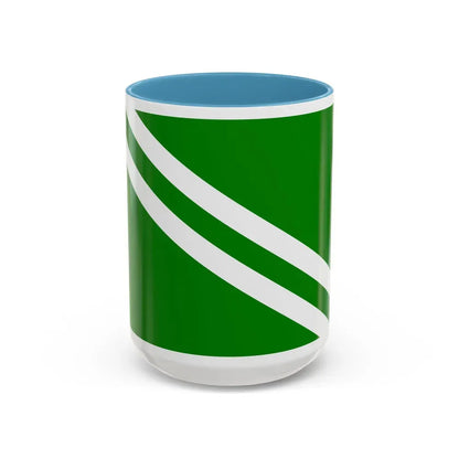 Flag of Msida Malta - Accent Coffee Mug 15oz Light Blue - Go Mug Yourself