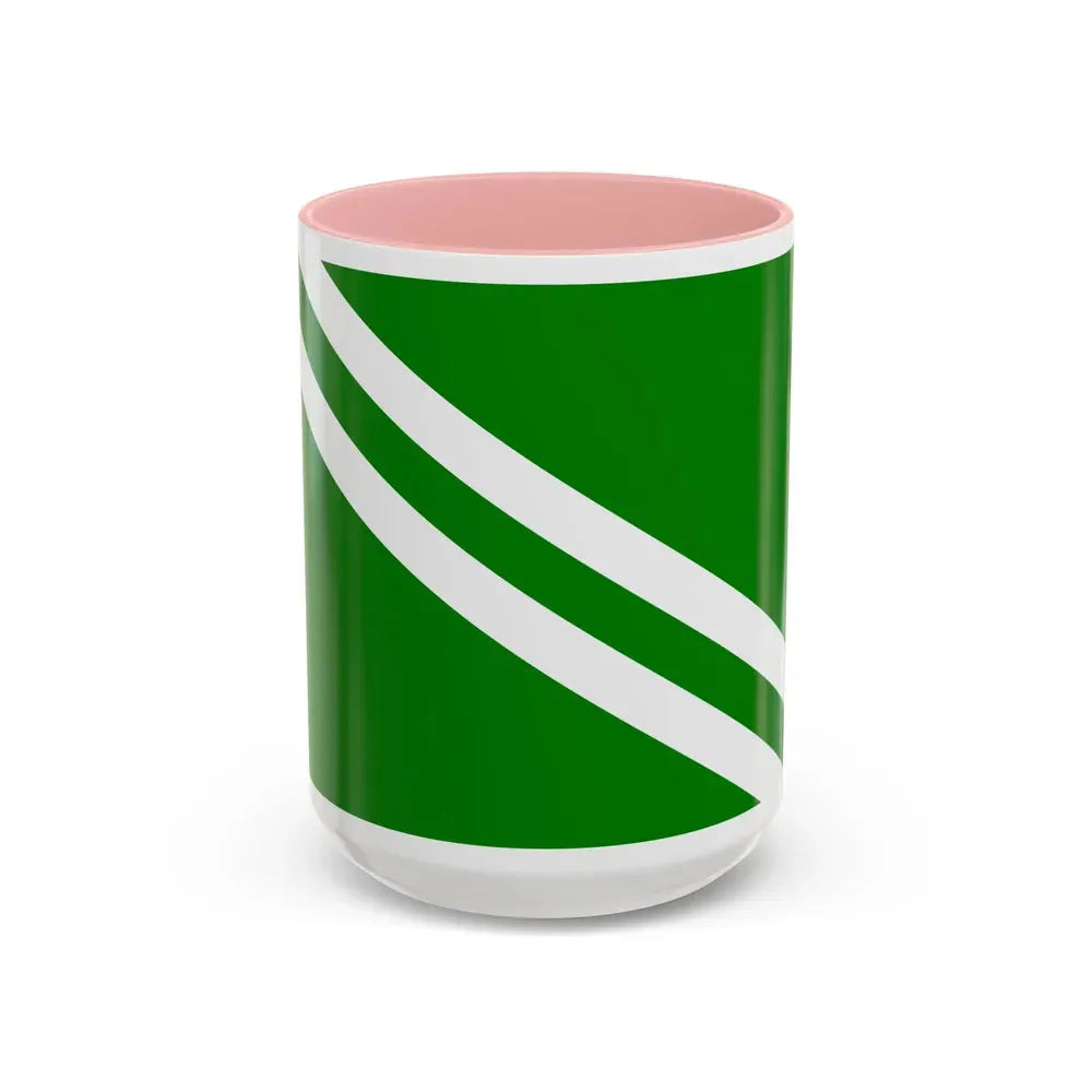 Flag of Msida Malta - Accent Coffee Mug 15oz Pink - Go Mug Yourself