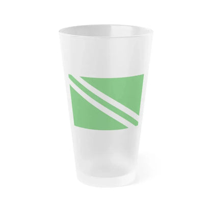 Flag of Msida Malta - Frosted Pint Glass 16oz 16oz Frosted - Go Mug Yourself
