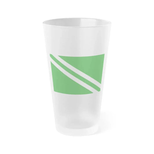 Flag of Msida Malta - Frosted Pint Glass 16oz 16oz Frosted - Go Mug Yourself