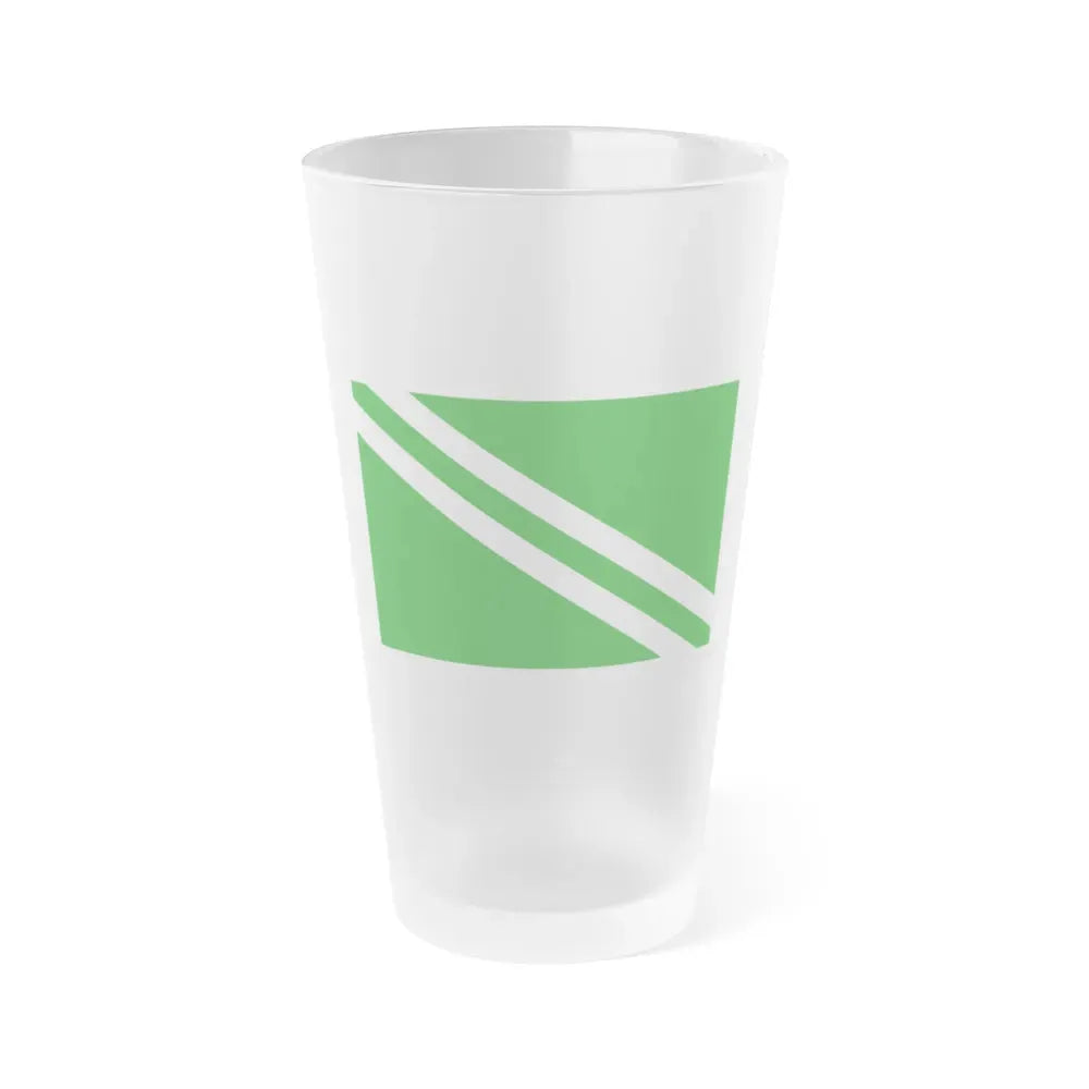 Flag of Msida Malta - Frosted Pint Glass 16oz 16oz Frosted - Go Mug Yourself