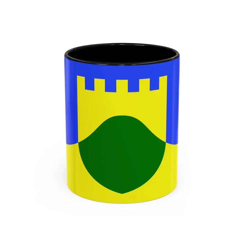 Flag of Mtarfa Malta - Accent Coffee Mug 11oz Black - Go Mug Yourself