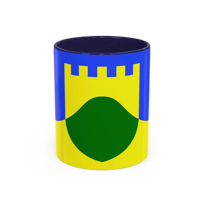 Flag of Mtarfa Malta - Accent Coffee Mug 11oz Navy - Go Mug Yourself