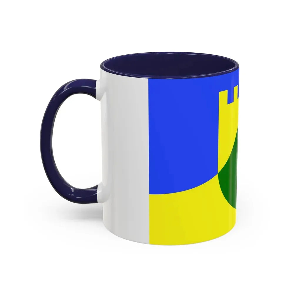 Flag of Mtarfa Malta - Accent Coffee Mug - Go Mug Yourself