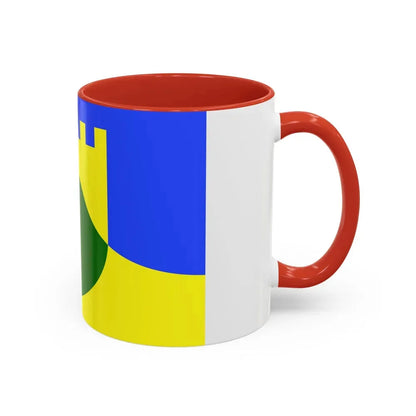 Flag of Mtarfa Malta - Accent Coffee Mug - Go Mug Yourself