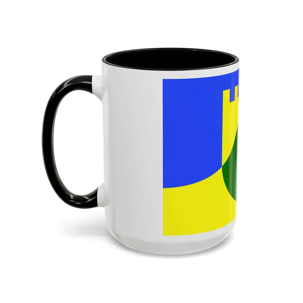 Flag of Mtarfa Malta - Accent Coffee Mug - Go Mug Yourself