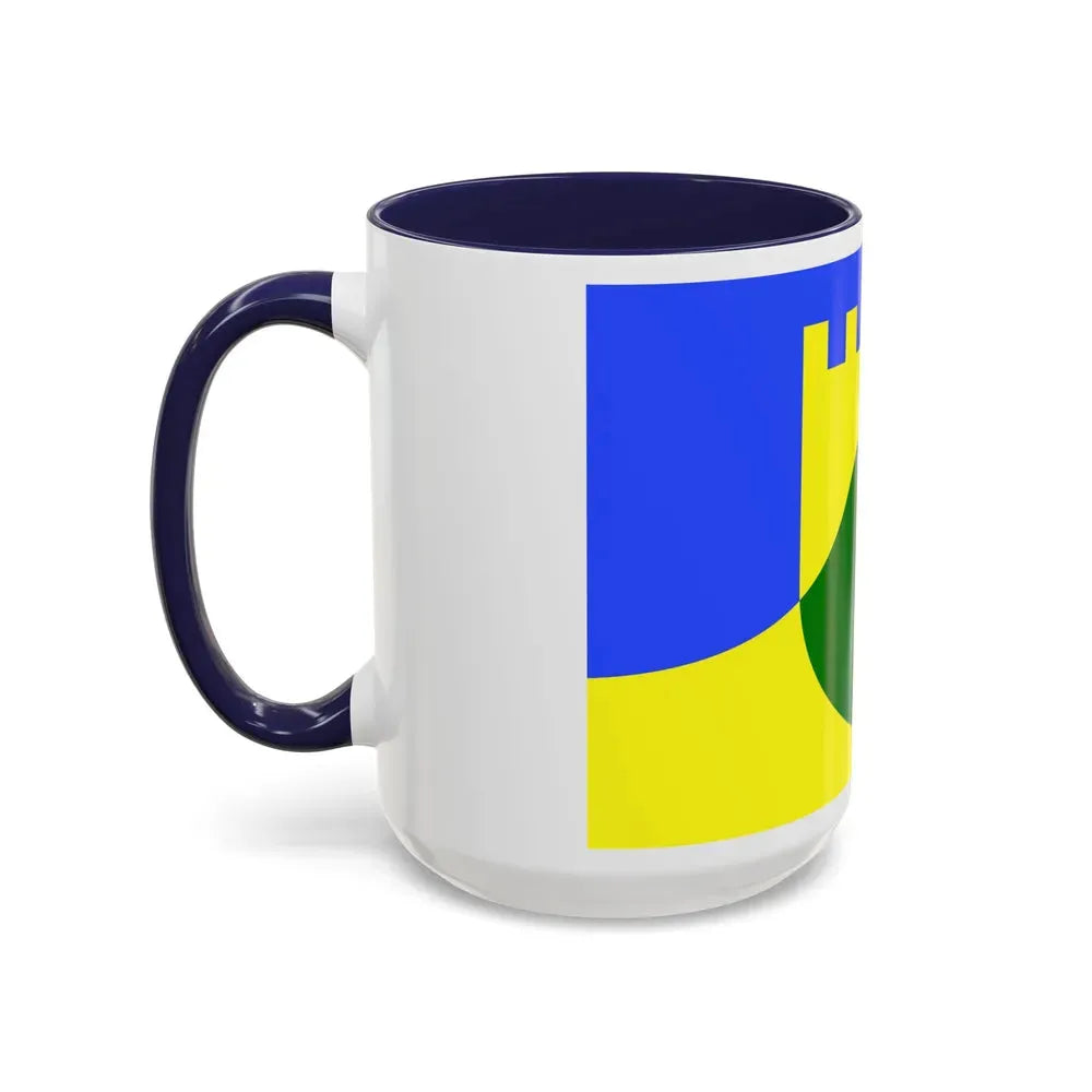Flag of Mtarfa Malta - Accent Coffee Mug - Go Mug Yourself