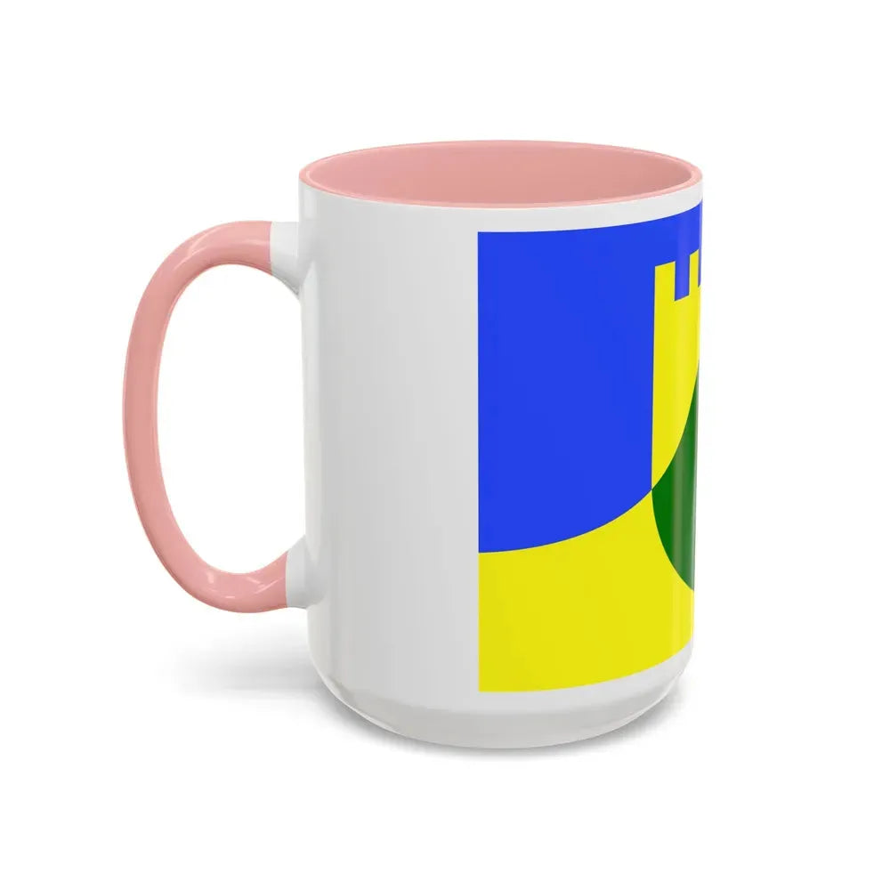 Flag of Mtarfa Malta - Accent Coffee Mug - Go Mug Yourself