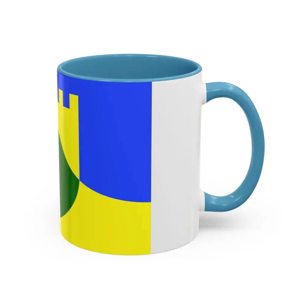 Flag of Mtarfa Malta - Accent Coffee Mug - Go Mug Yourself