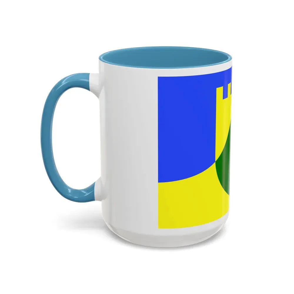 Flag of Mtarfa Malta - Accent Coffee Mug - Go Mug Yourself