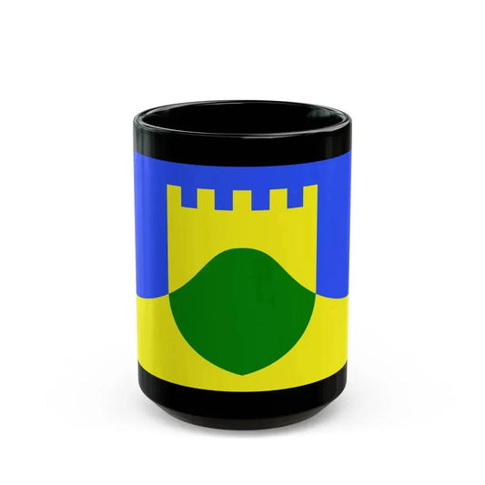 Flag of Mtarfa Malta - Black Coffee Mug 15oz - Go Mug Yourself