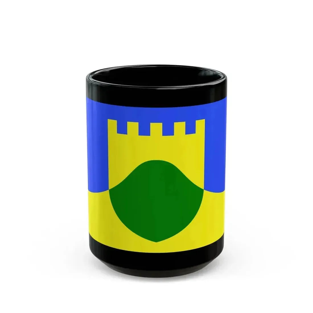 Flag of Mtarfa Malta - Black Coffee Mug 15oz - Go Mug Yourself