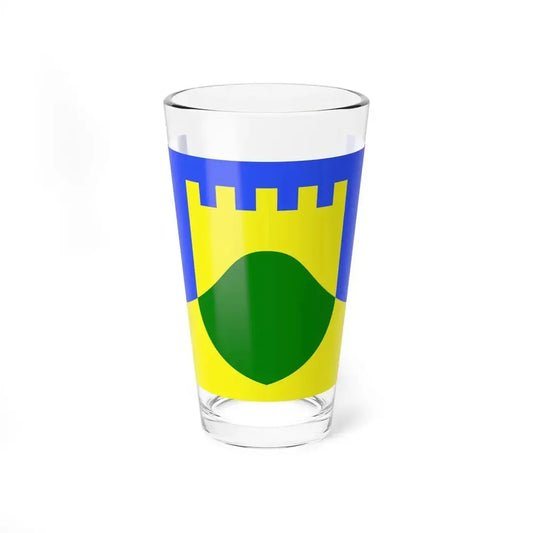Flag of Mtarfa Malta - Pint Glass 16oz 16oz - Go Mug Yourself