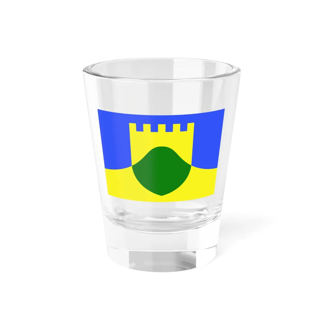 Flag of Mtarfa (Malta) Shot Glass 1.5oz 1.5oz - Go Mug Yourself